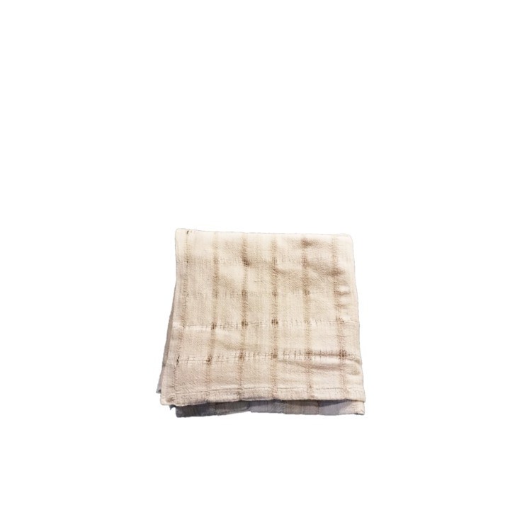 100% cotton tablecloth with rips 130x130 cm