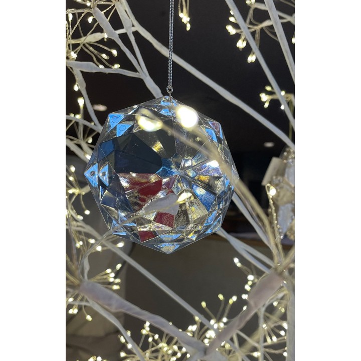 Faceted pendant jewel