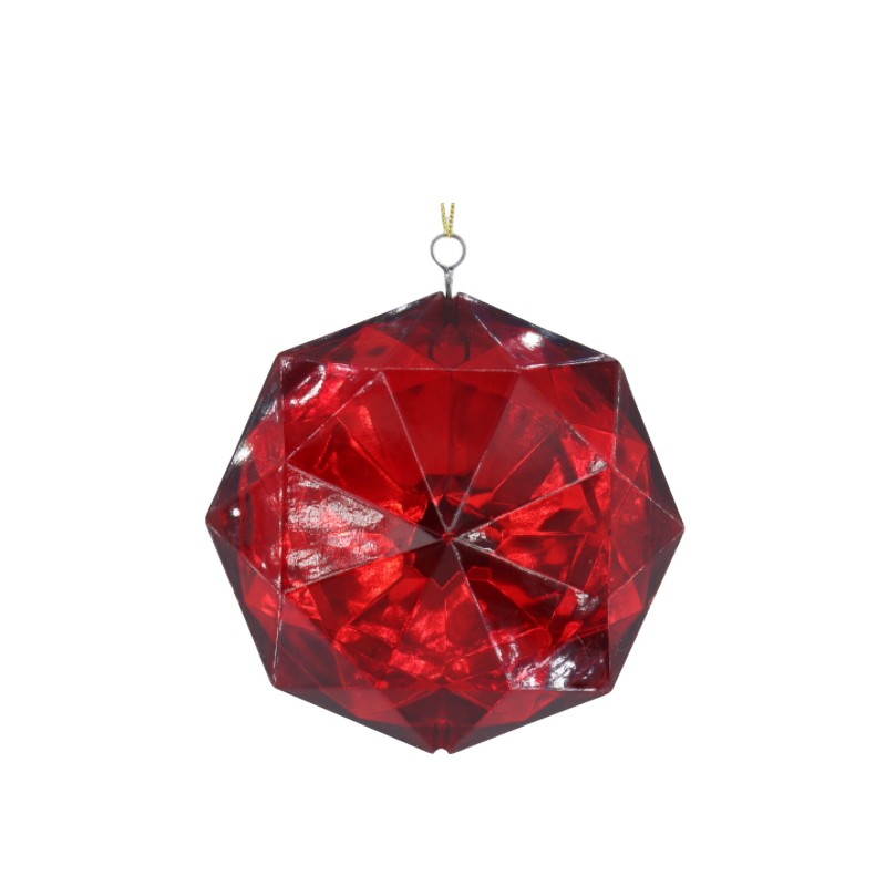 Faceted pendant jewel