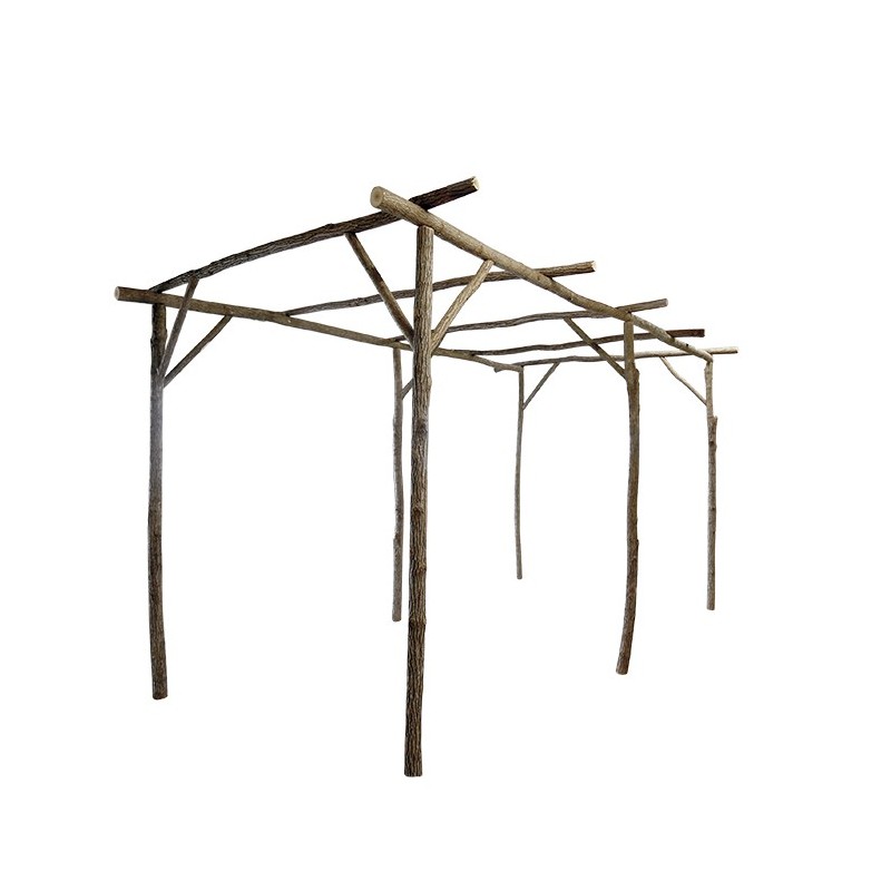 Patio in legno (misura f) 500 x 240 h250 cm