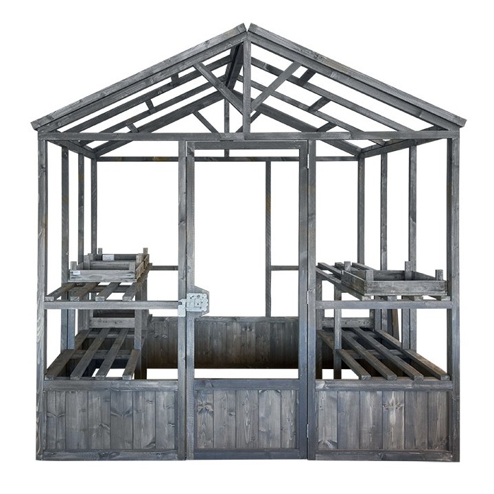 Serre en bois 255 x 255 h260 cm