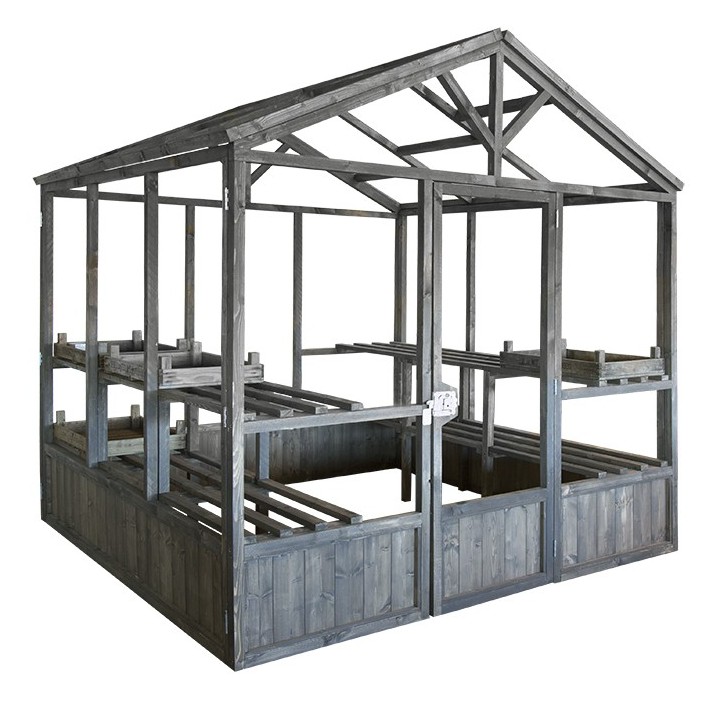 Wooden greenhouse 255 x 255 h260 cm