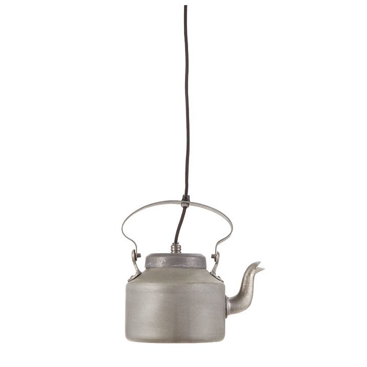 Metal tea pot lamp 18 x 26 h26 cm