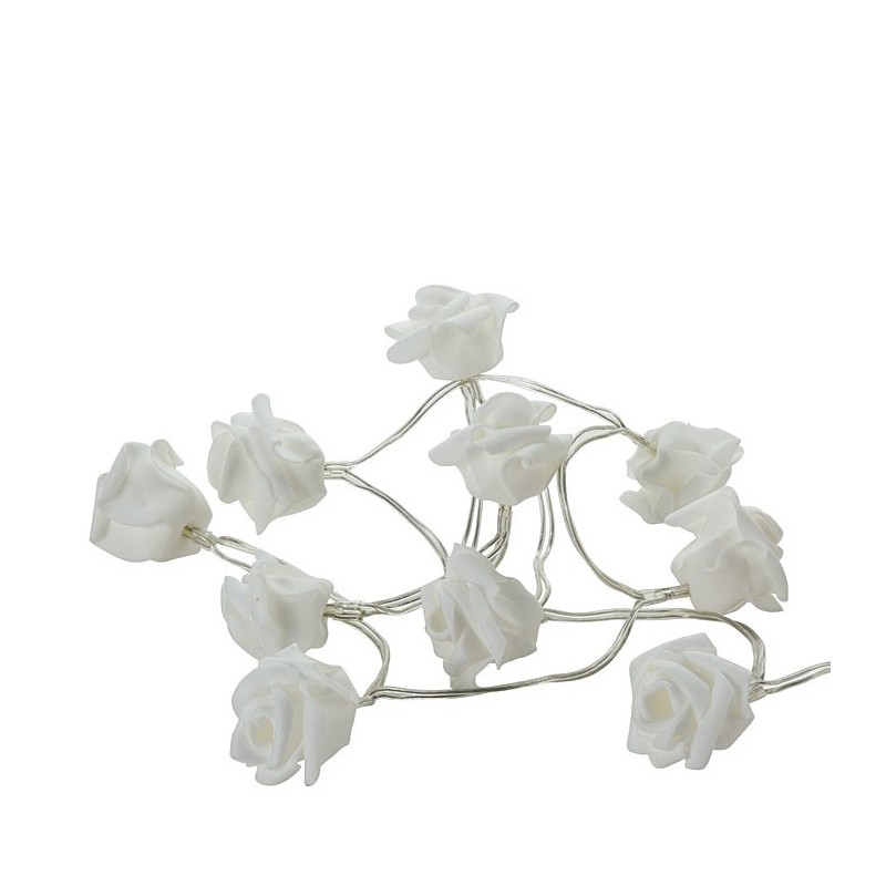 10 led lights rose wire 110 cm