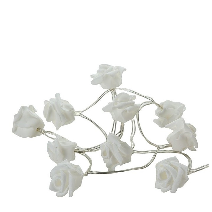 10 led lights rose wire 110 cm