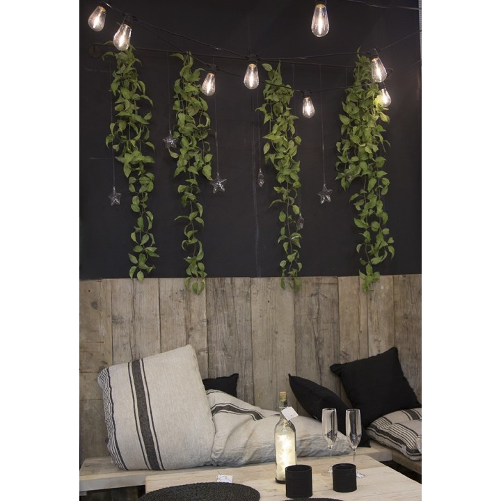 10 glass light bulb extendable wire in/outdoor use (electricity)5m