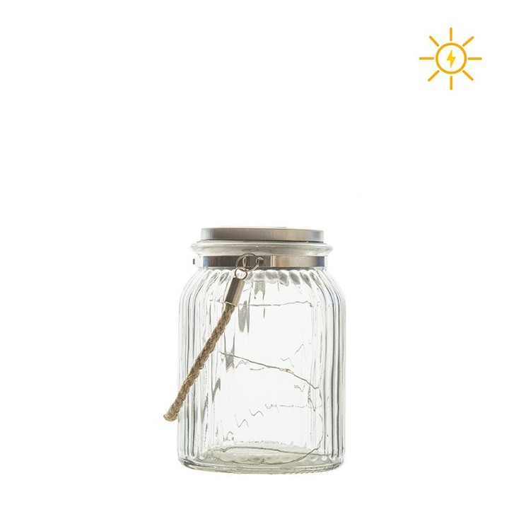 Solar energy lighting jar for outdoor use d11 h15.6 cm