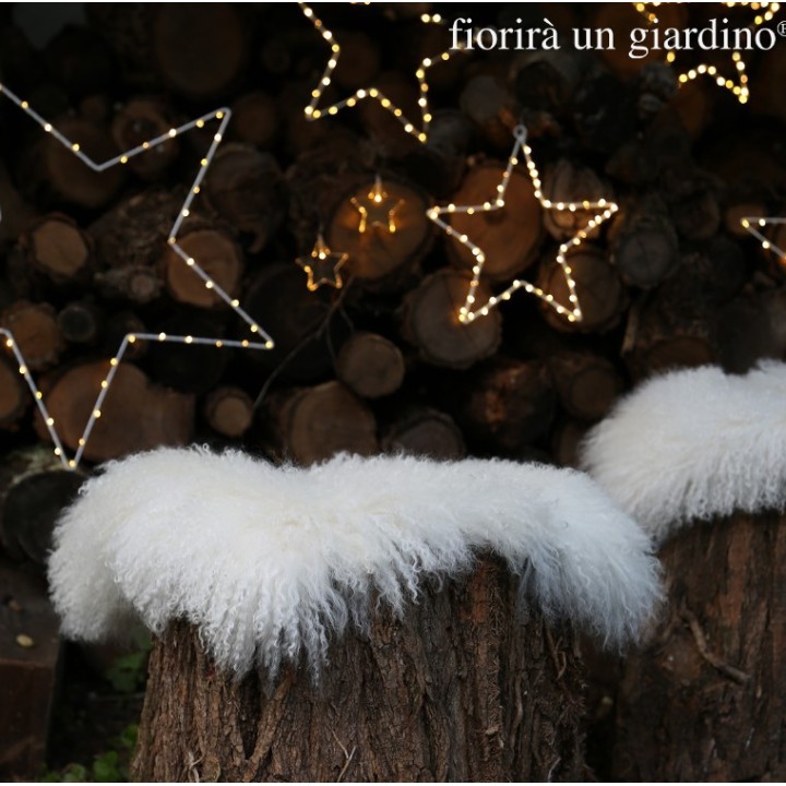 Star with 50 led with battery suitable for outdoor use h30 cm