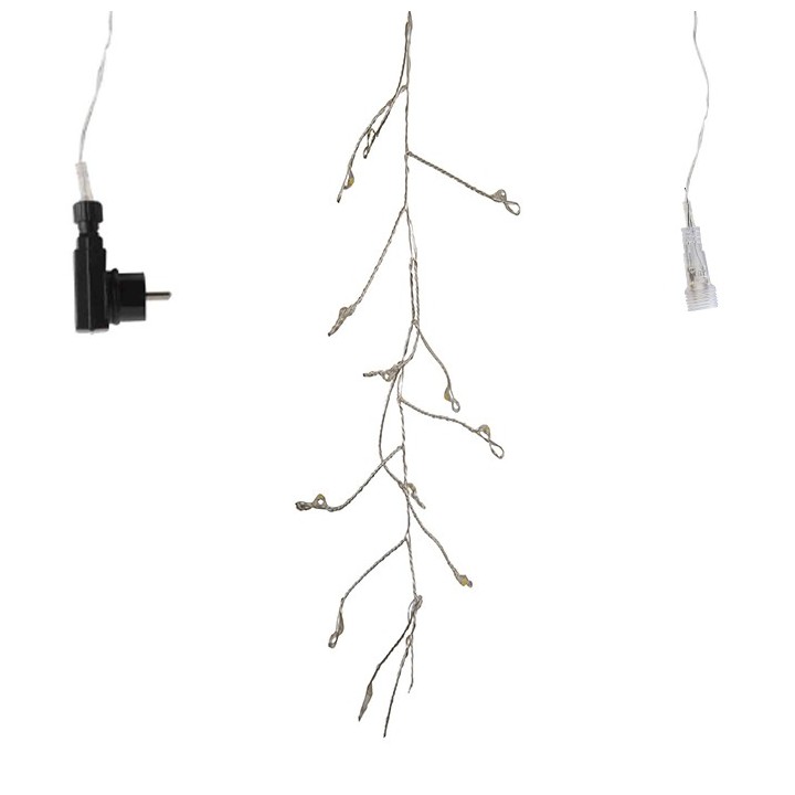 Cascata di 300led corrente int/est spinotto 3 m