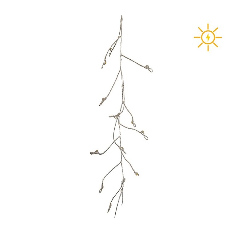 Cascata di 300 led energia solare int/est 3 m