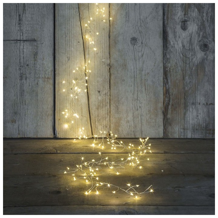 Cascata di 300 led energia solare int/est 3 m