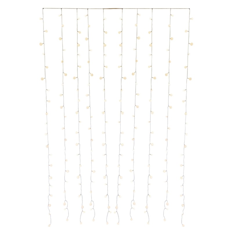 Curtain lights with plug suitable for indoor and outdoor use 135 cm