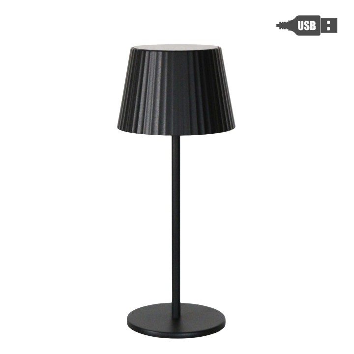 Lampe a abat-jour plisse - usb
