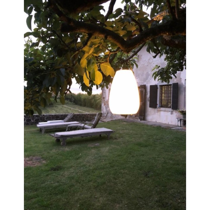 Lampe usb a led pour le jardin avec poigne noir d13h20cm