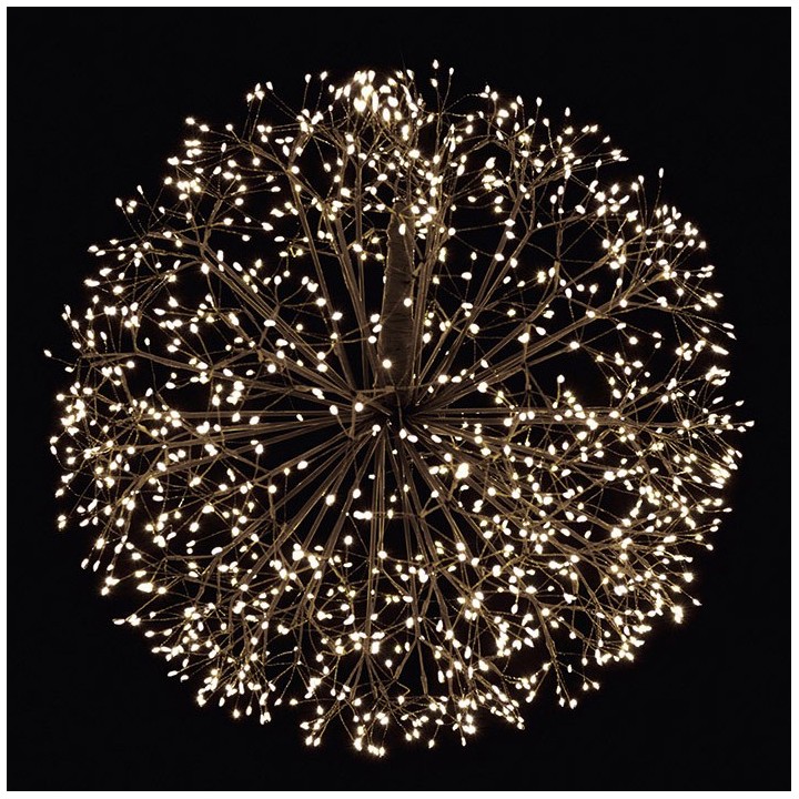 Boule suspendue avec 3750 leds d 100 cm