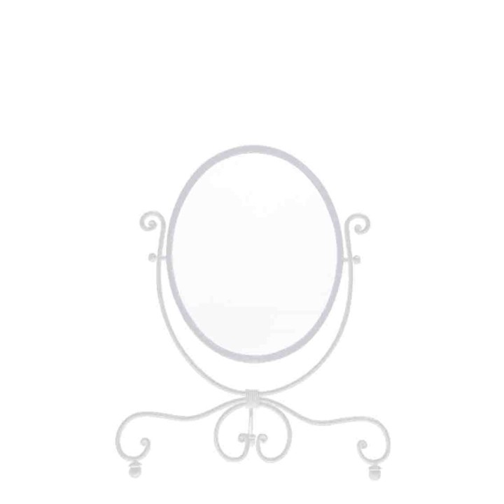 Miroir blanc blanche neige 60x70 cm