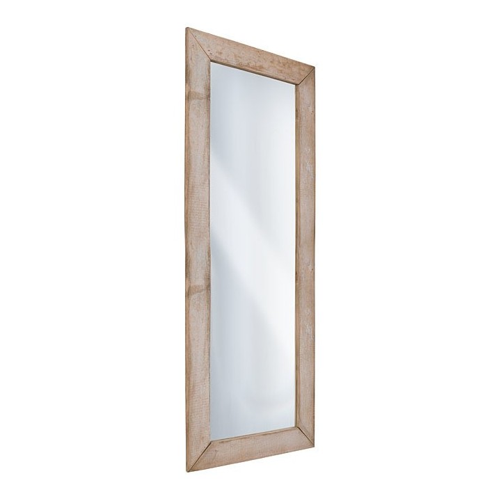 Natural raw plank mirror 70 x 210 cm