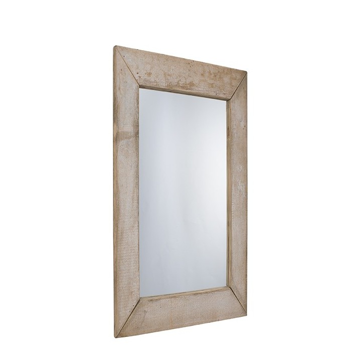 Specchio assi grezze naturale 80 x 170 cm