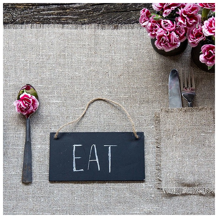 Small blackboard 9 x 17 cm