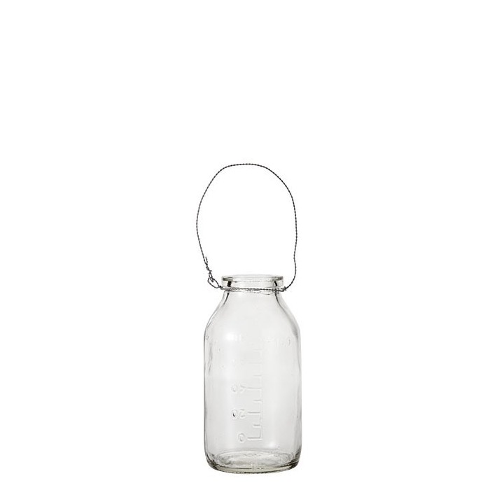 Small glass bottle d5 h10 cm