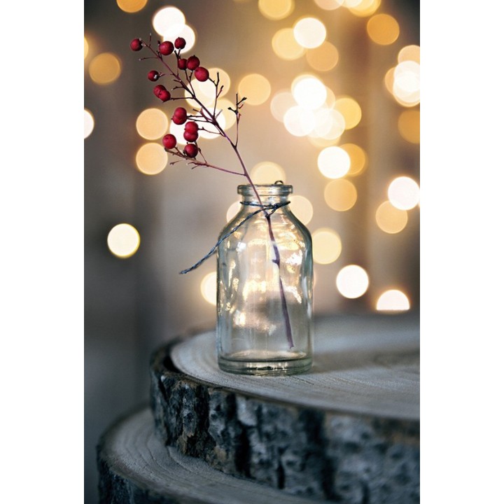 Small glass bottle d5 h10 cm