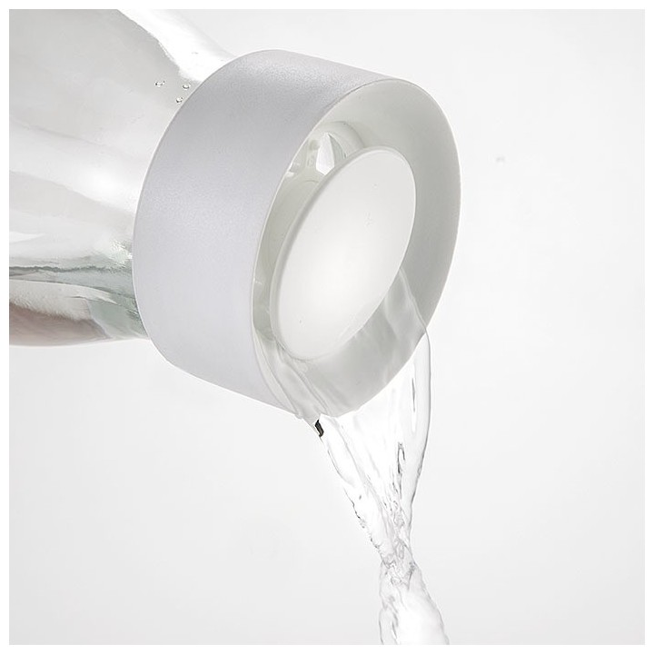 Bouteille en verre sans devissage