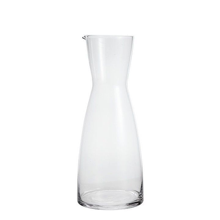 Caraffa in vetro 'bocca larga' v1000 ml d10 h26 cm