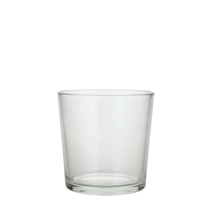 Vase conique en verre d17 h16 cm