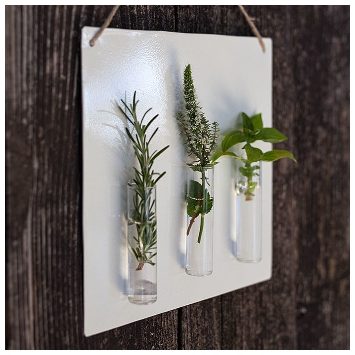 Fiole en verre avec aimant et bouchon en liege 15ml d2 h8 cm