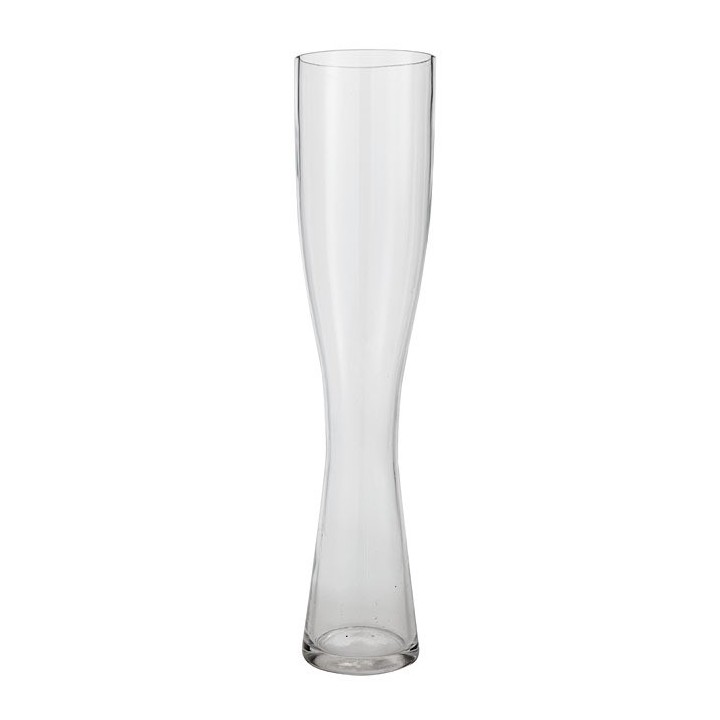 Vase en verre bouche large h60 cm