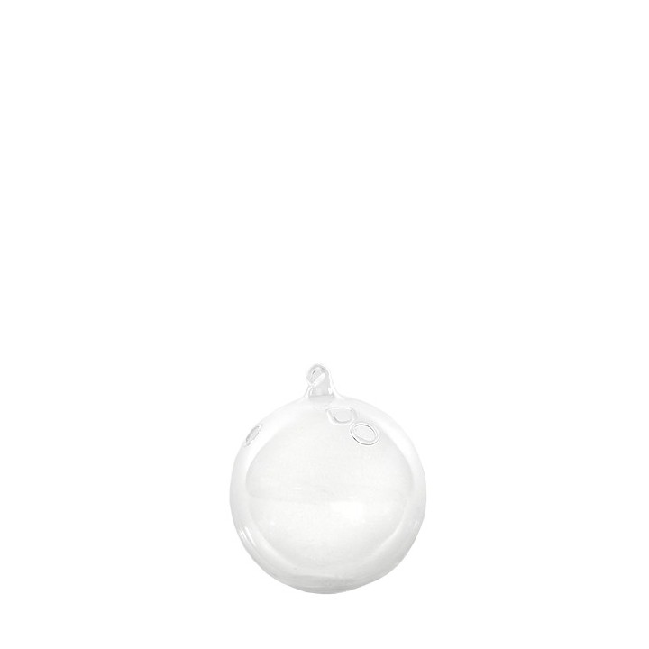 Hanging ball glass vase d10 cm