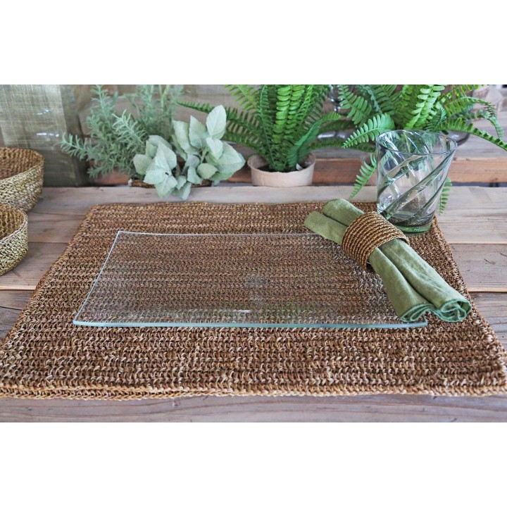 Borosiliocate glass plate 34 x 17 cm