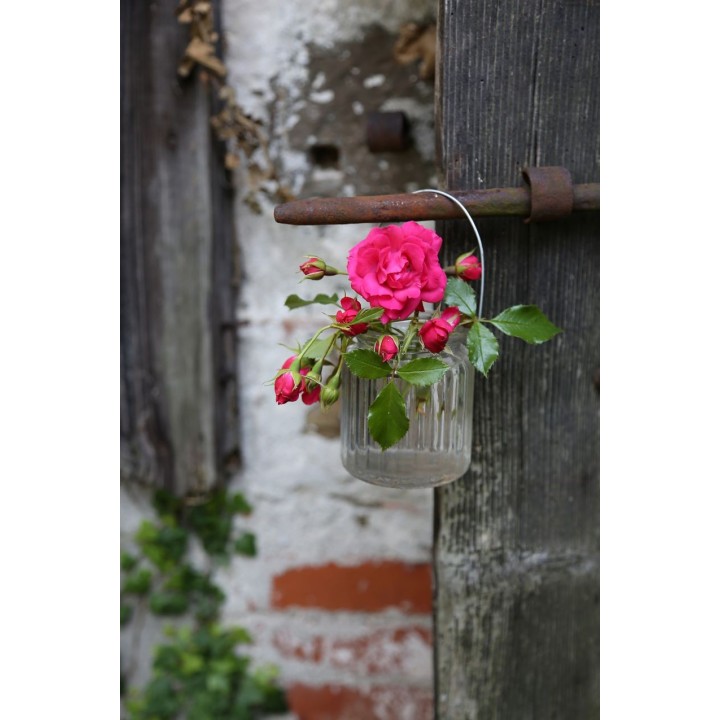 Vase suspendu en verre cotele d7.5 h9 cm