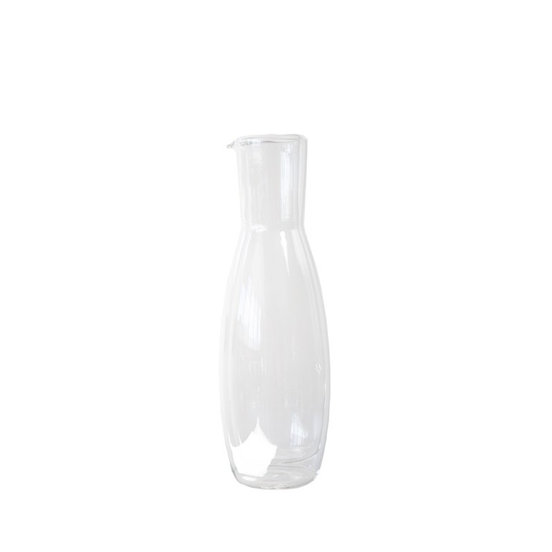 Borosilicate glass double-bottomed pitcher 900 ml h30 cm