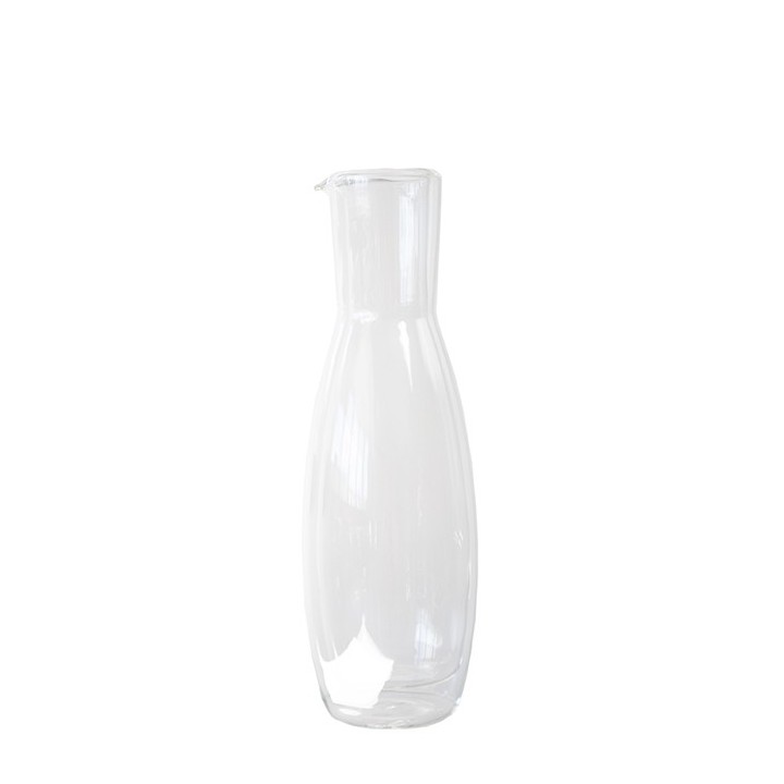 Borosilicate glass double-bottomed pitcher 900 ml h30 cm