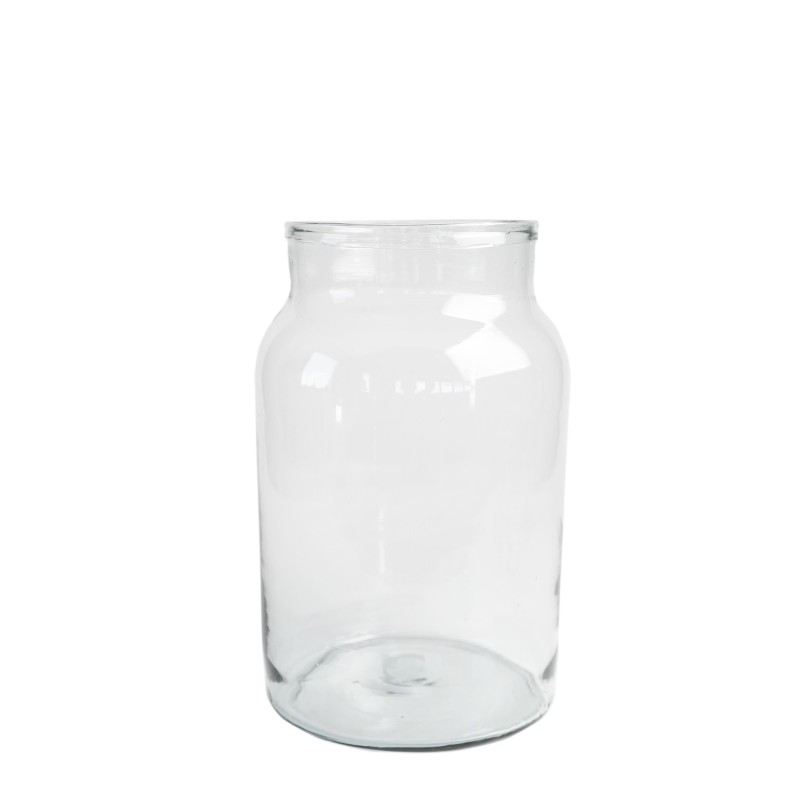 Vase en verre 100% recycle d20 h35 cm