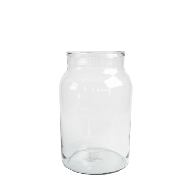 Vase en verre 100% recycle d20 h35 cm