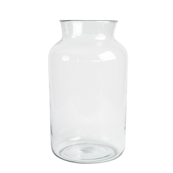 100% recicled glass vase d25 h44 cm