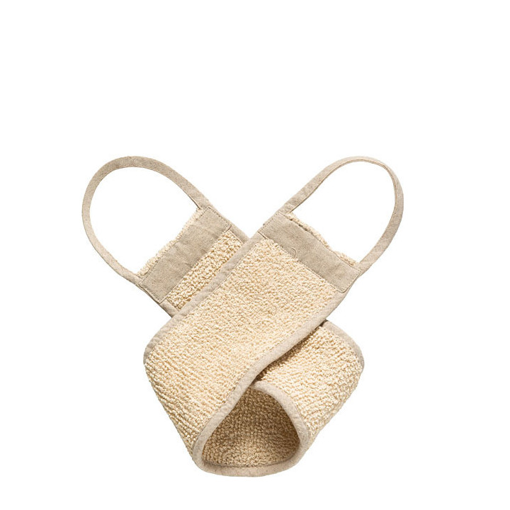 Peeling sponge stripe with knots