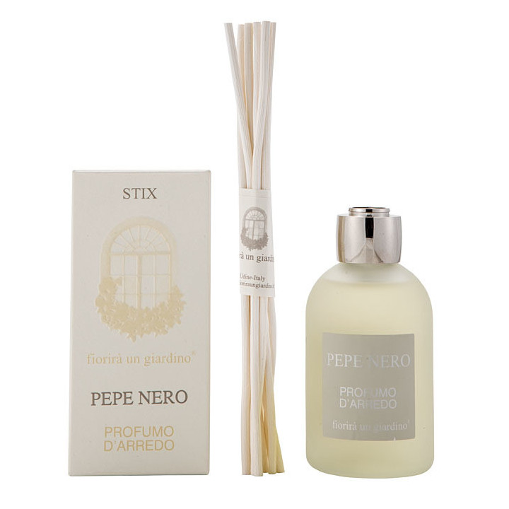 Parfum d'ambiance poivre noir avec baguettes 110 ml