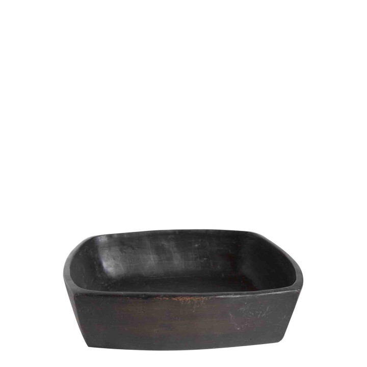 Plaque noire en haute terracotta
