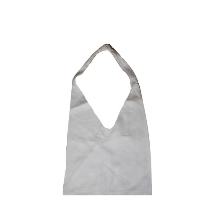 Sac en 100% lin avec noeud couleur blanc
