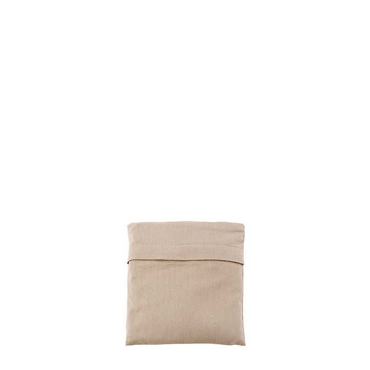 Sac repliable 100% coton "trouve le temps" 39 x 66 cm