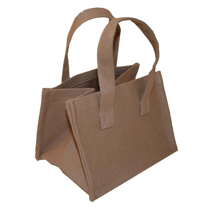Sac rigide avec poignees 11x14 h11.5 cm