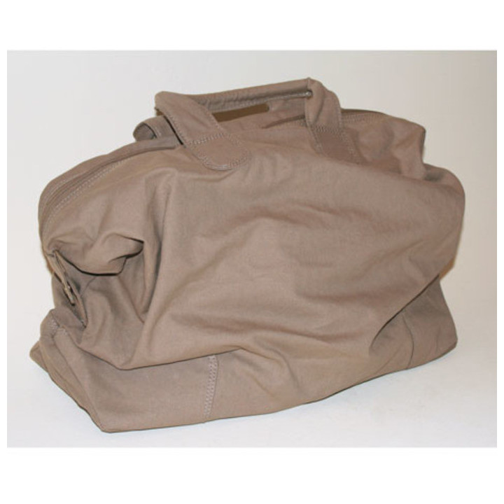 Sac de voyage 100% coton couleur beige 48x22 h40 cm