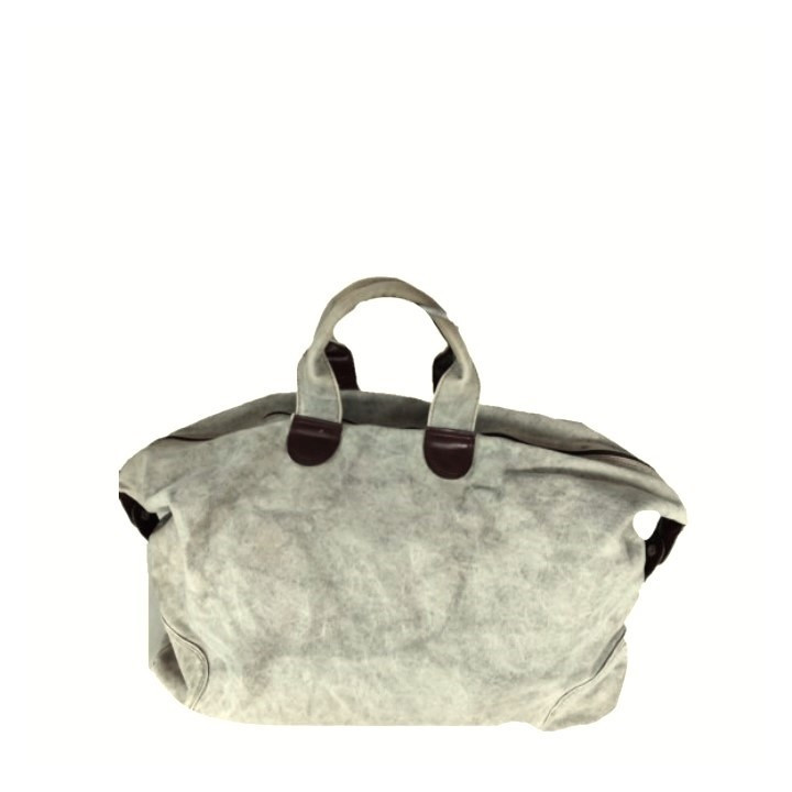 Sac de voyage vert claire en coton deuxieme choix 68x22 h43 cm