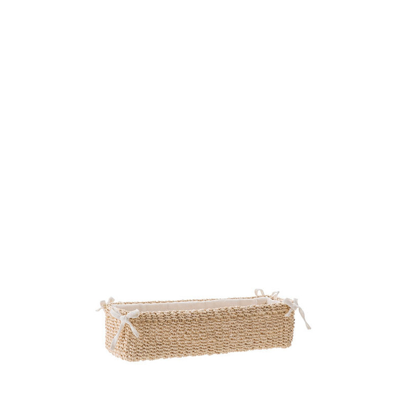 Cesto per marmellate in abaca 6x26 h 5 cm