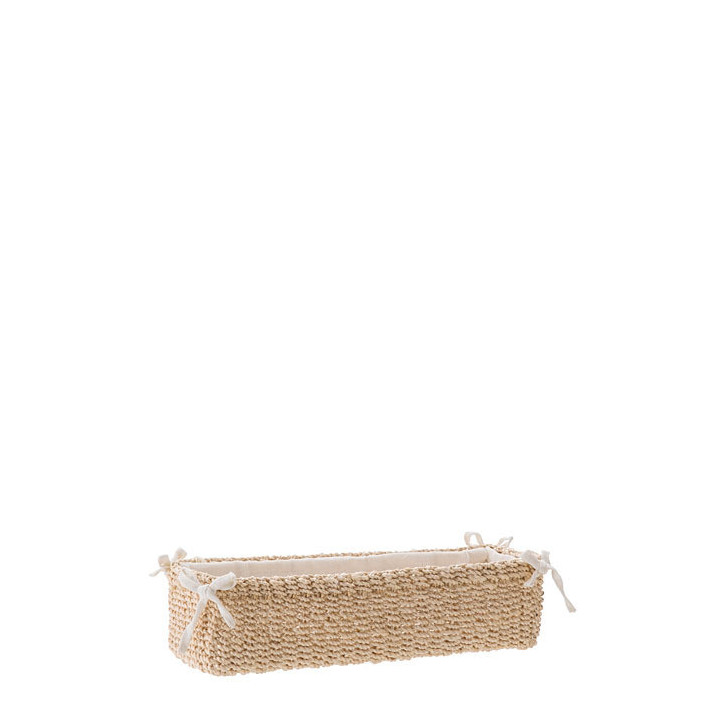 Panier pour confitures en abaca 6x26 h 5 cm