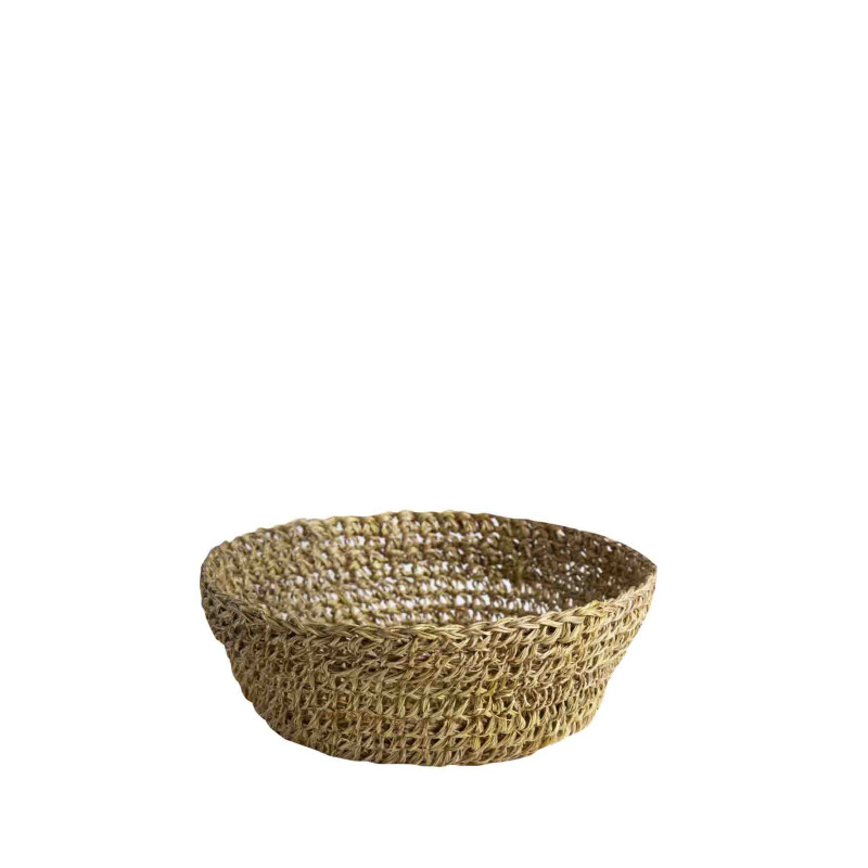 Abaca crochet bowl d12 h5 cm