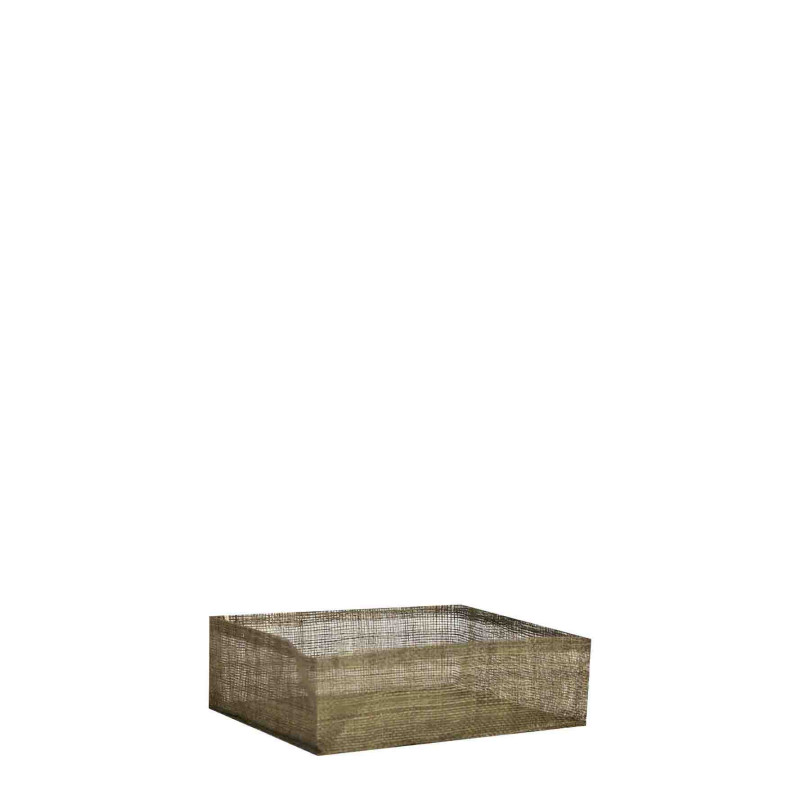 Abaca net napkin holder 16x16 cm